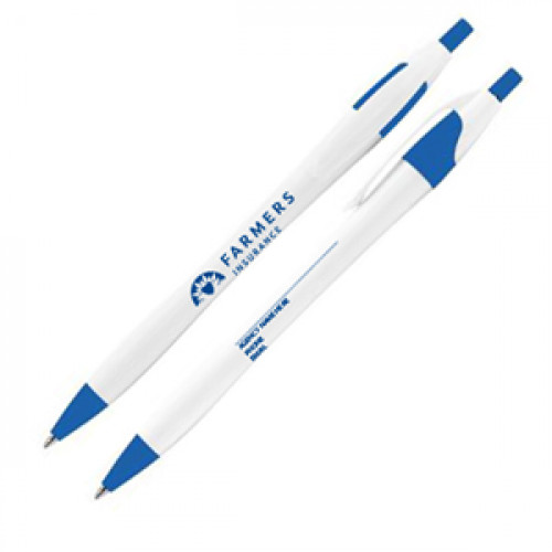 Custom Stylish Click Pen - Blue Ink (Pack of 50)