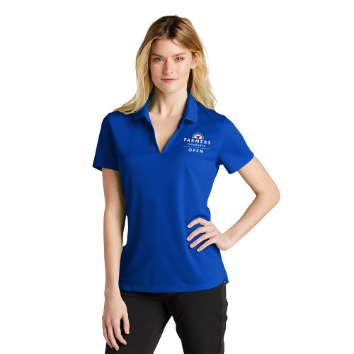 Farmers Open Nike Women's Royal Polo