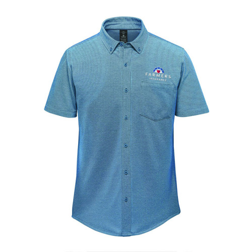 Men's Short Sleeve Button Down