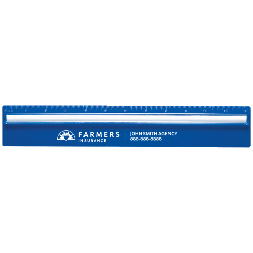 Custom 12” Ruler w/ Magnifying Glass