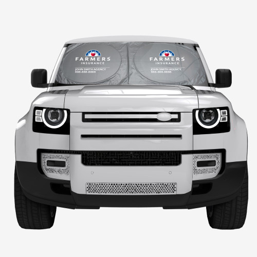 Custom Dual Panel SUV Sunshade - SUV Size