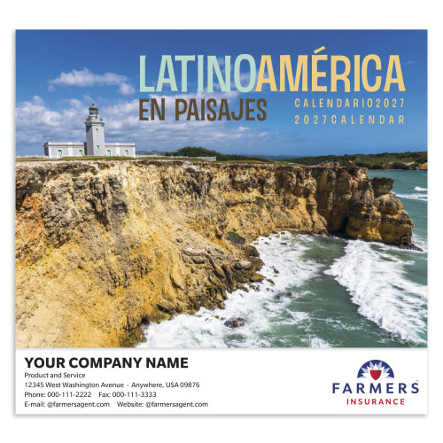 2027 Latino American en Paisajes Wall Calendar (Pack of 50)