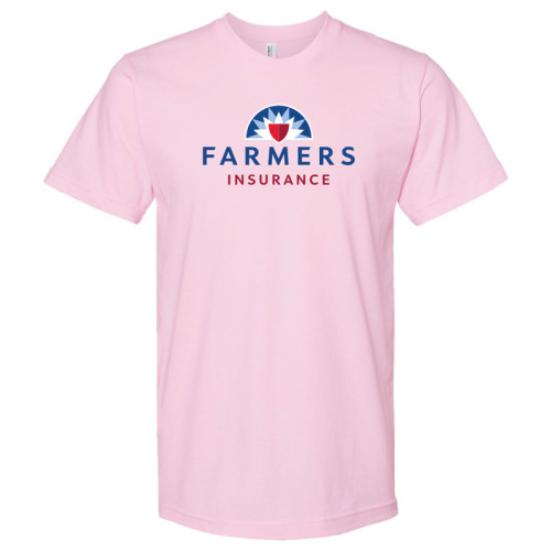 Pink Unisex Fine Jersey Tee