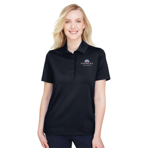 Ladies Performance Flex Polo - Black