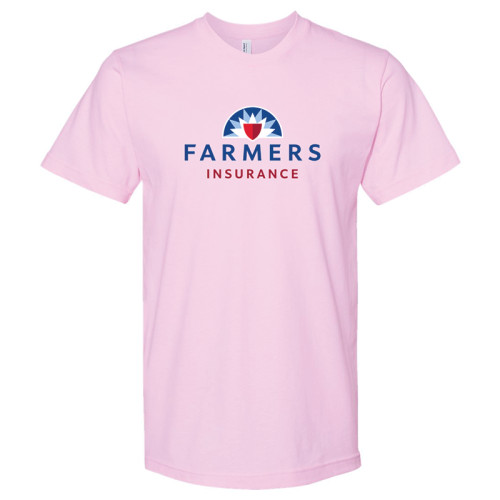 Pink Unisex Fine Jersey Tee