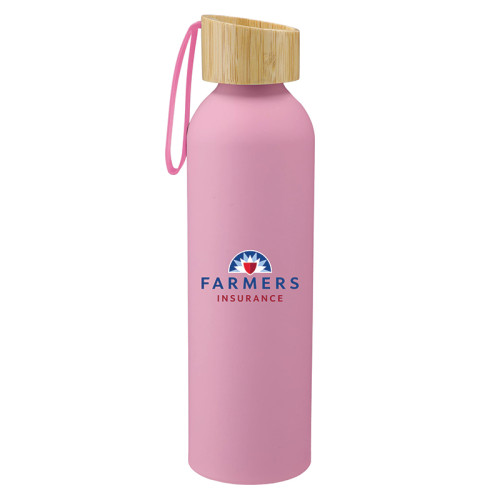 Pink 22 oz Aluminum Bottle