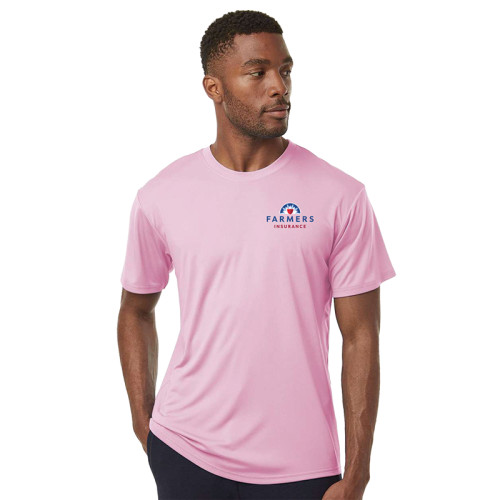 Men's Pink Performance Tee