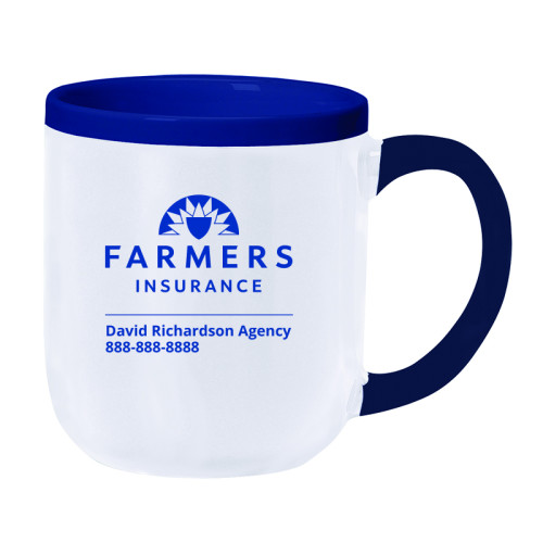 Custom 17oz Color Block Mug