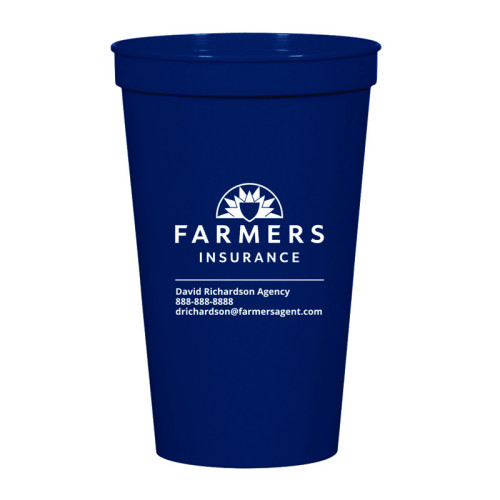 Custom 22oz Stadium Cups