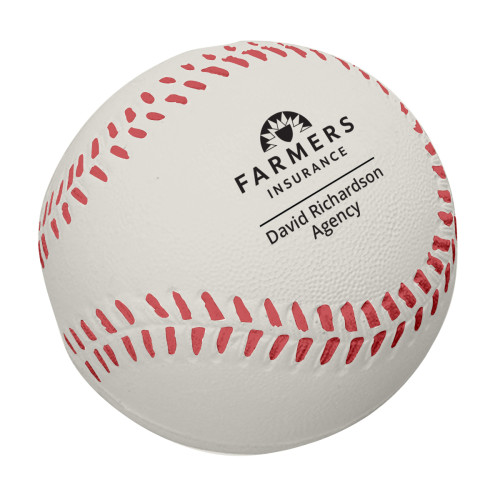 Custom Foam Baseball Stress Reliever