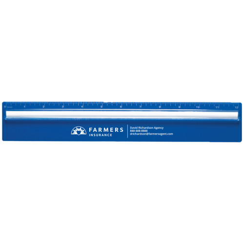 Custom 12” Ruler w/ Magnifying Glass